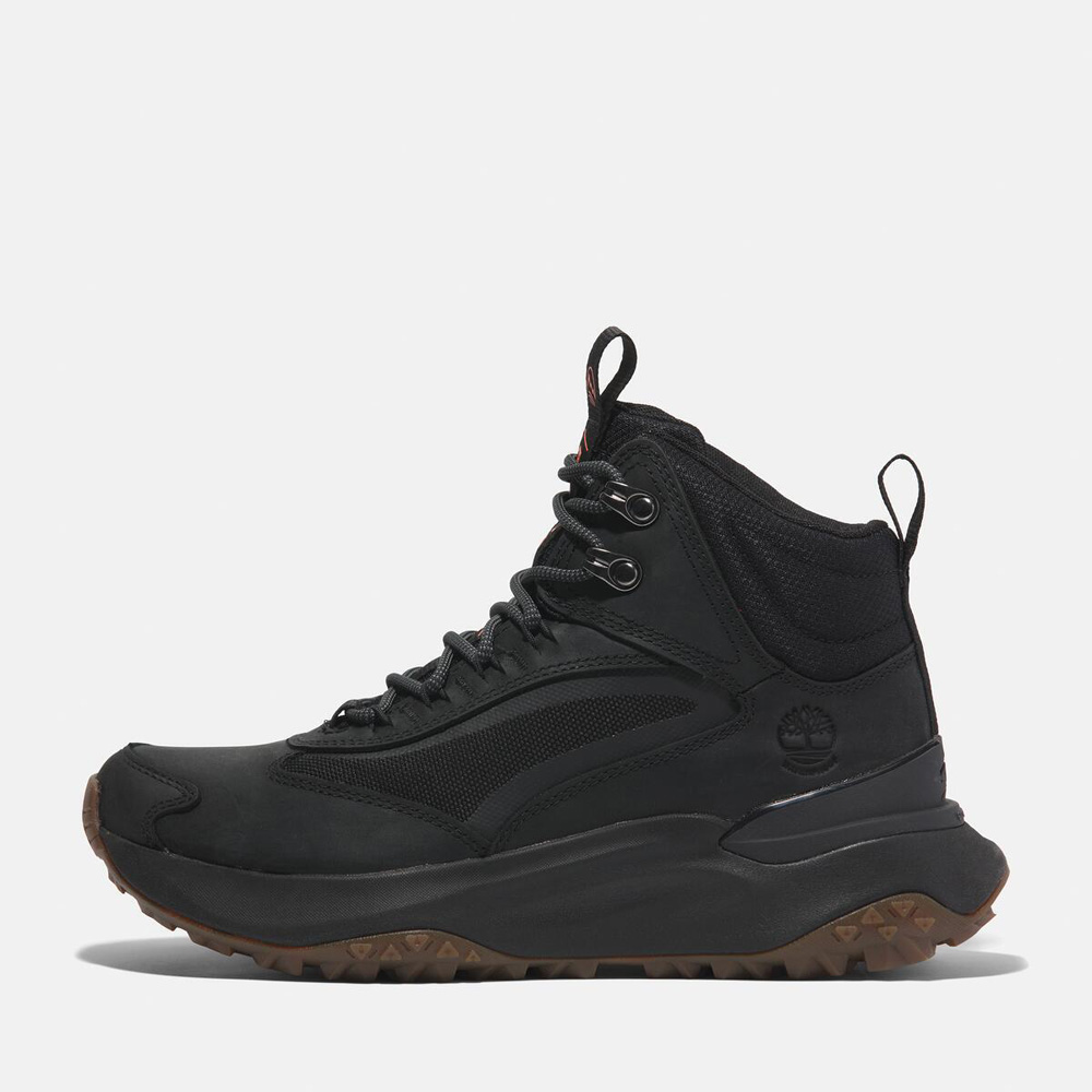 レディース モーション アクセス ミッド レースアップ ウォータープルーフ ハイキング ブーツ -  ブラック|TB0A29T6EK51|【Timberland公式通販】ティンバーランドオンラインショップ