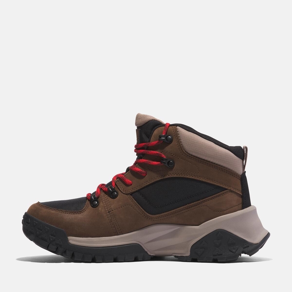 メンズ モーション スクランブル ミッド レースアップ ウォータープルーフ ブーツ ダークブラウンTB0A68BZW071
