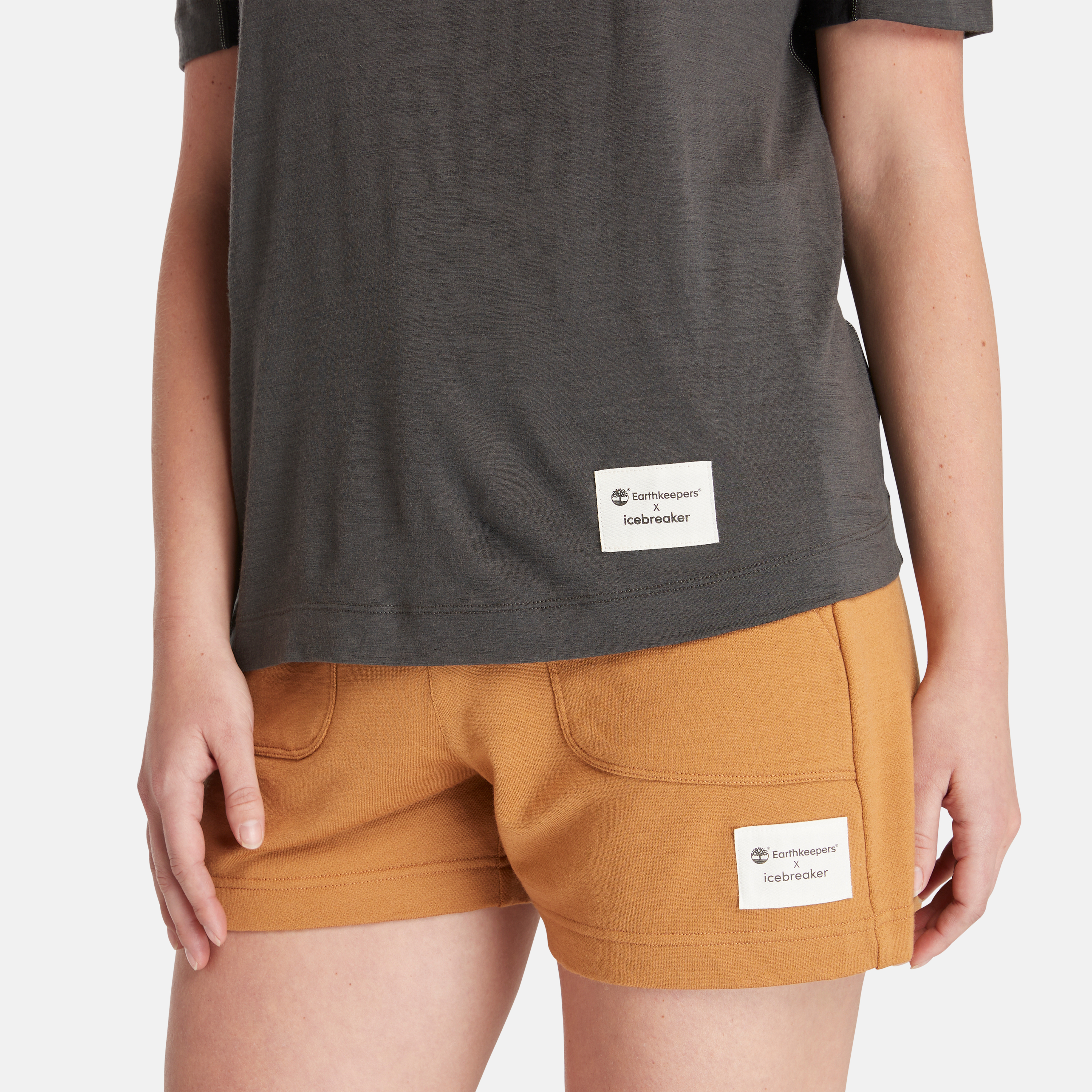【Icebreaker x Timberland】 レディース メリノ ゾーンニット Tシャツ image number 2
