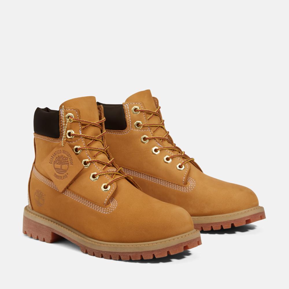 定番】ジュニア 6インチ プレミアム ウォータープルーフ ブーツ - ウィート|TB112909|【Timberland公式通販】ティンバーランド オンラインショップ