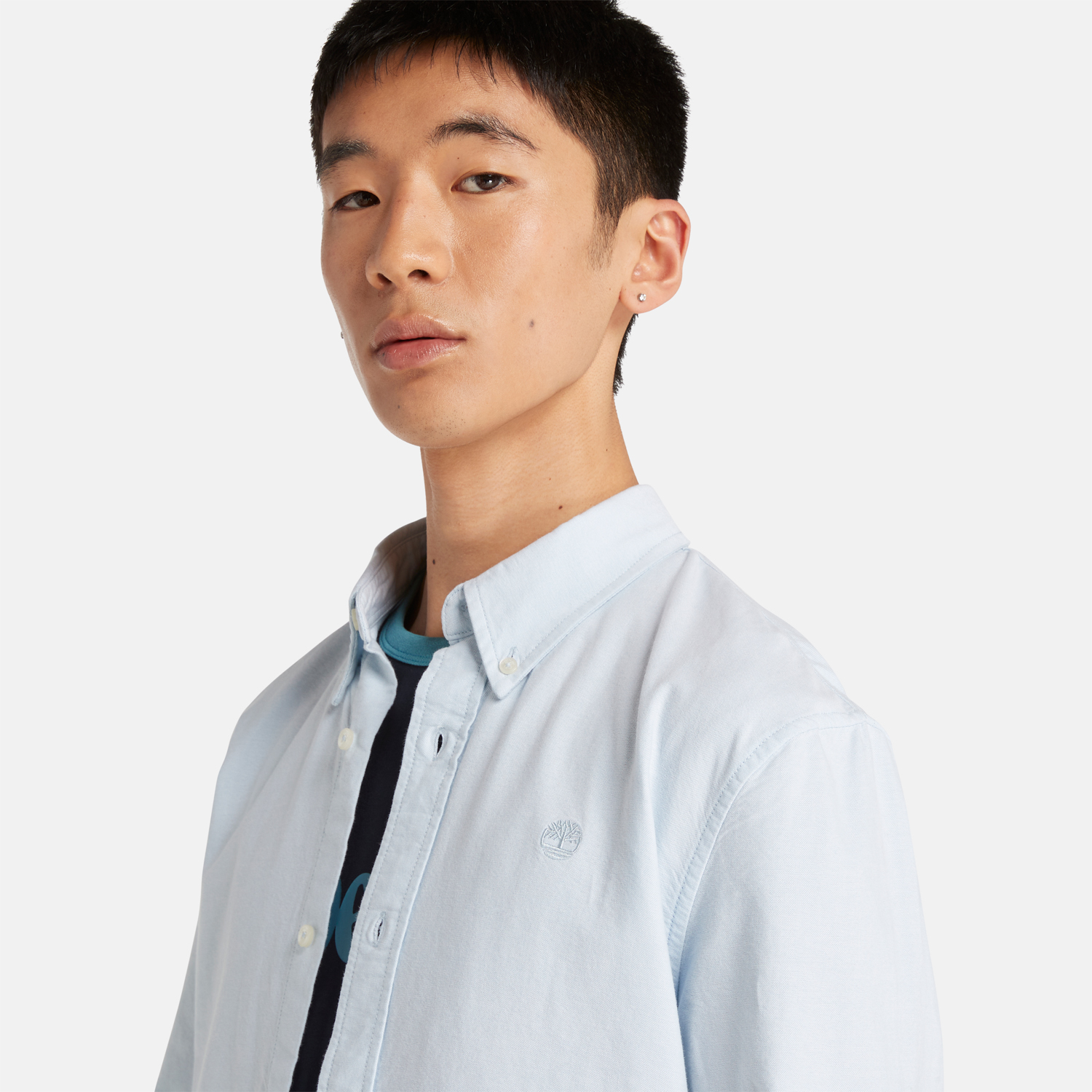長袖 オックスフォード スリムフィット シャツ メンズ image number 2