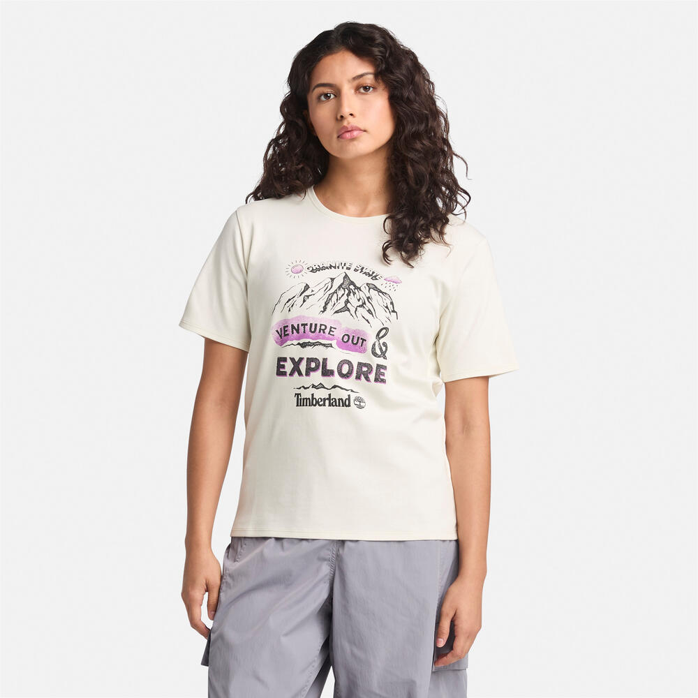 半袖 ティンバーフレッシュ™　フロント グラフィック Tシャツ レディース image number 0
