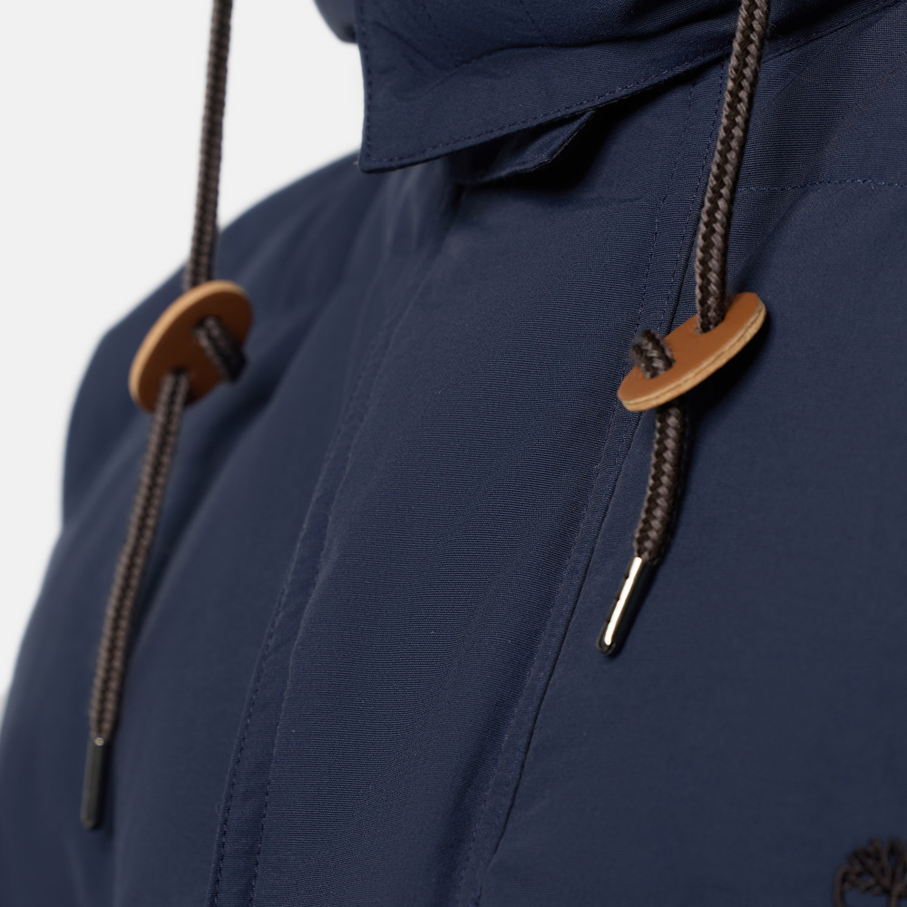 希少✨️Timberland WATER PROOF 内ボア ダックジャケット ユニセックス】刺繍ワッペンダックボンバージャケット