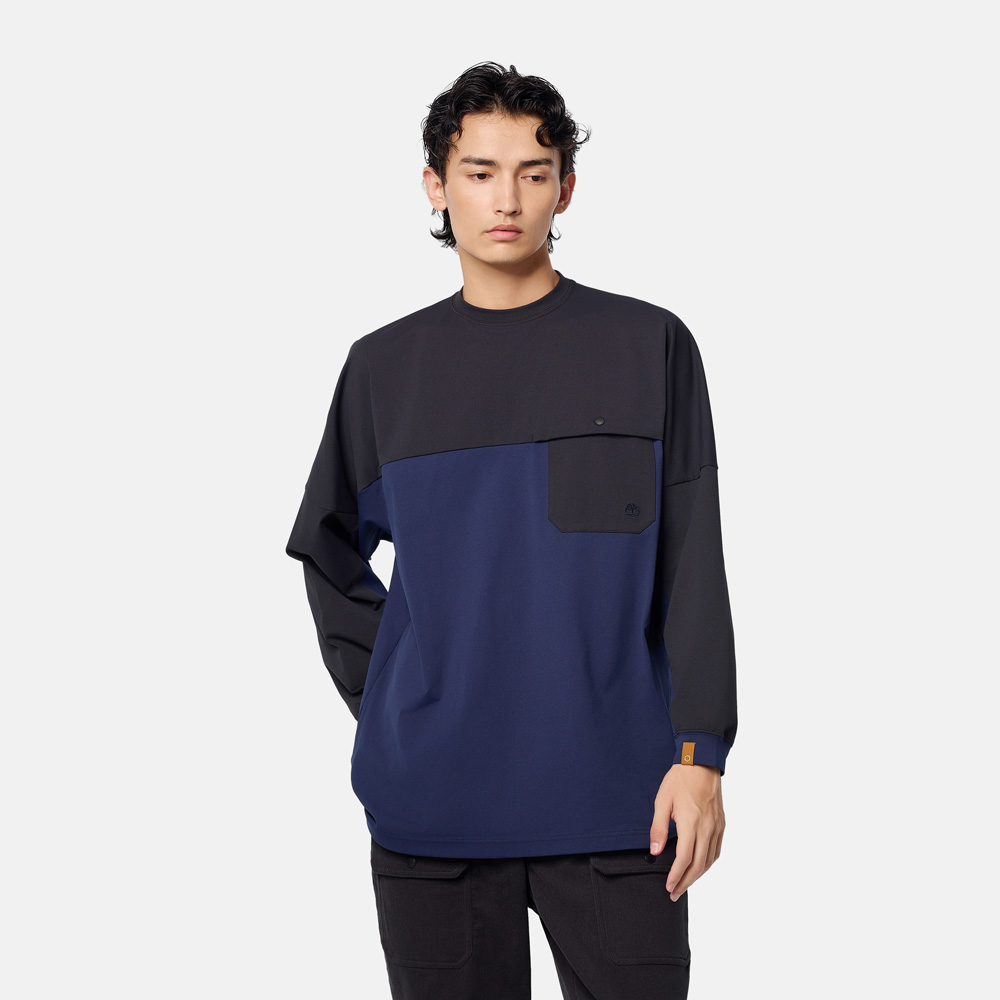  【TOKYO DESIGN COLLECTIVE】 オールジェンダー 長袖 ポケット Tシャツ image number 1