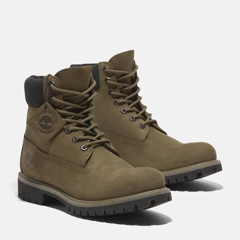 【美品 】Timberland ウォータープルーフプレミアム6インチブーツ 27 プレミアム 6インチ ウォータープルーフ ブーツ レディース
