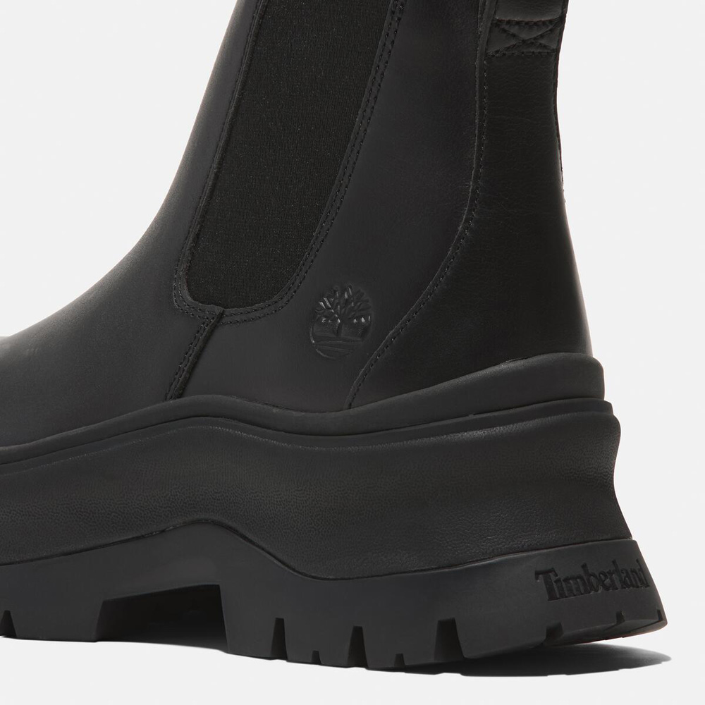 レディース ロキシー レーン ミッド チェルシー ブーツ - ブラック|TB0A28XMW021|【Timberland公式通販】ティンバーランド オンラインショップ