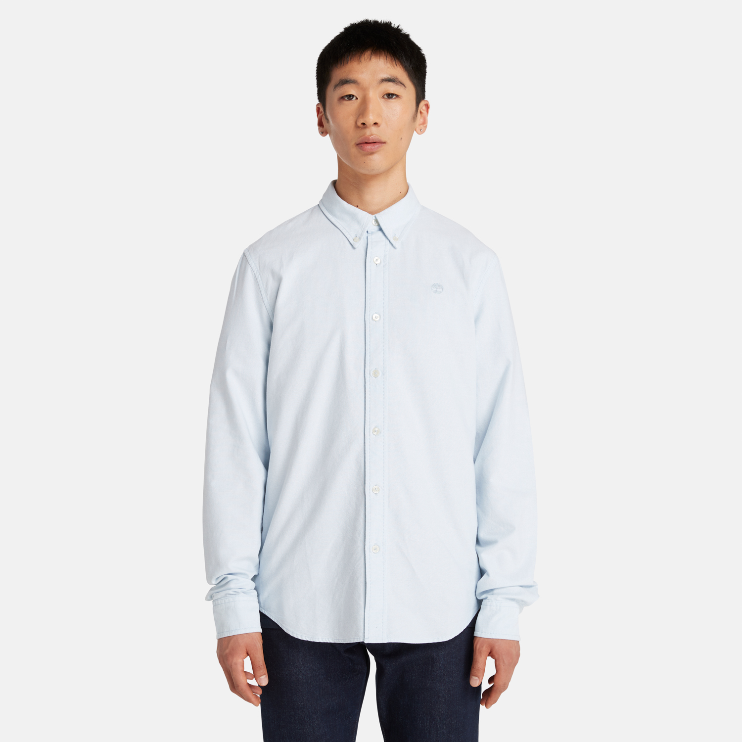 長袖 オックスフォード スリムフィット シャツ メンズ image number 3