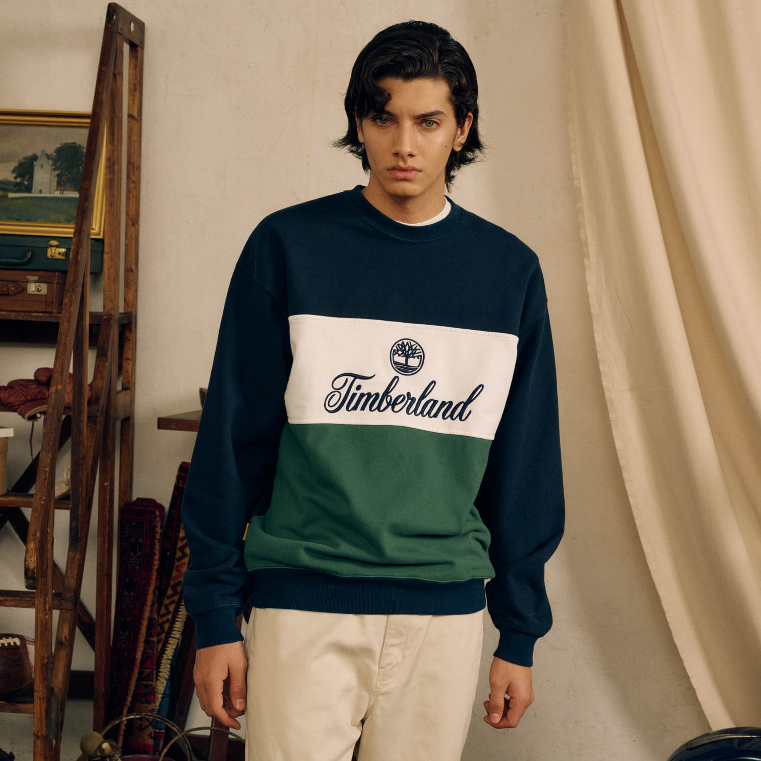 Timberland ティンバーランド クルーネック スウエツト トレーナー 81 3】クルーネック スウェット トップス ユニセックス