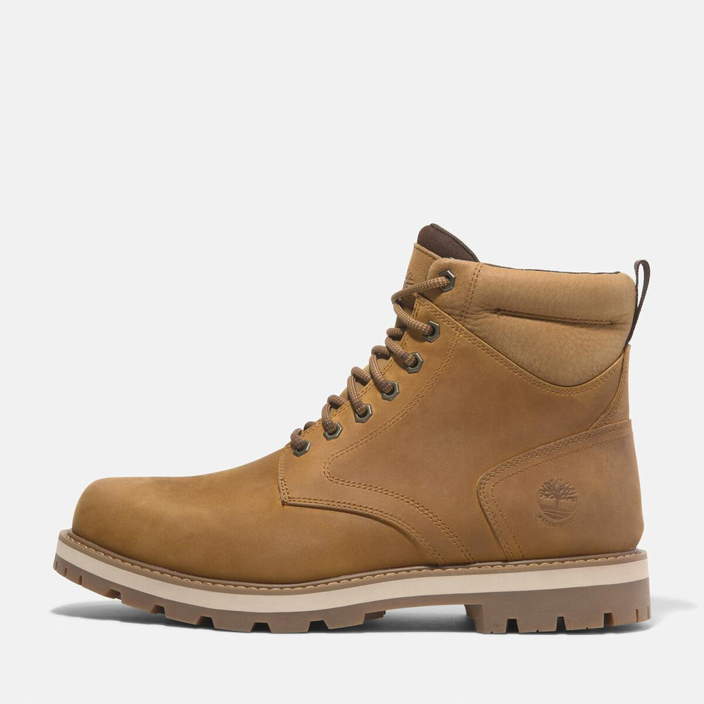 メンズ ブリットン ロード ミッド レースアップ ウォータープルーフ ブーツ - ウィート|TB0A69UHEN11|【Timberland公式通販】 ティンバーランドオンラインショップ