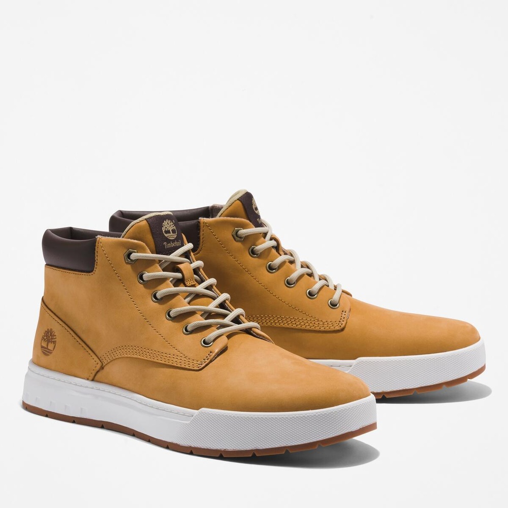 Timberland★国内発送★メイプル グローブ ミッド (23-29cm) メープル グローブ レザー ミッド レースアップ スニーカー