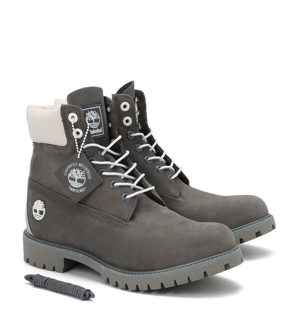 メンズ ティンバーランド プレミアム 6インチ ウォータープルーフ ブーツ -  ミディアムグレー|TB0A616Q0331|【Timberland公式通販】ティンバーランドオンラインショップ