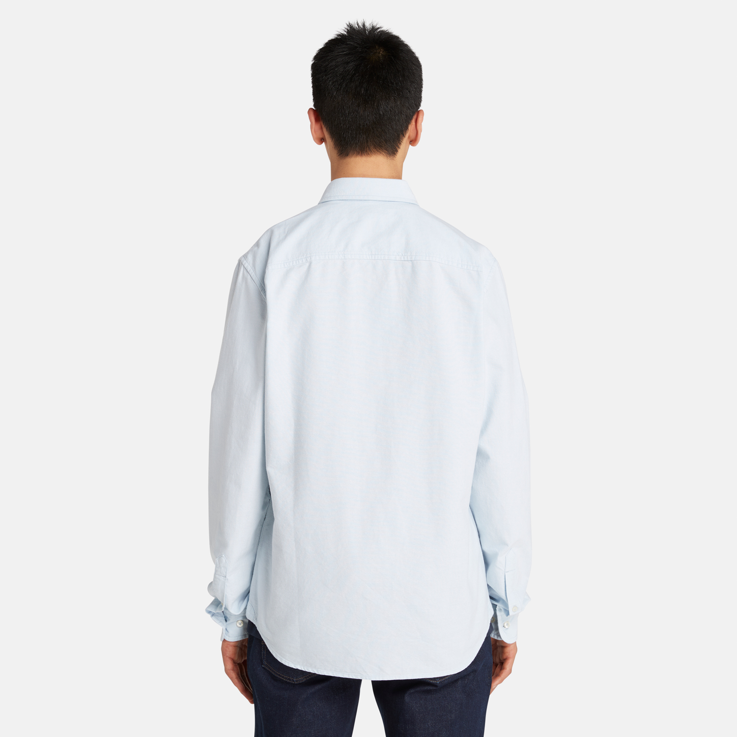長袖 オックスフォード スリムフィット シャツ メンズ image number 4