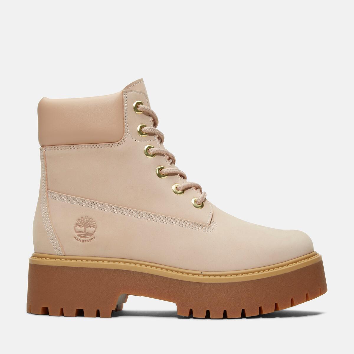 レディース ストーン ストリート 6インチ ウォータープルーフ ブーツ - ライトベージュ|TB0A6AWCDR11|【Timberland公式通販】 ティンバーランドオンラインショップ