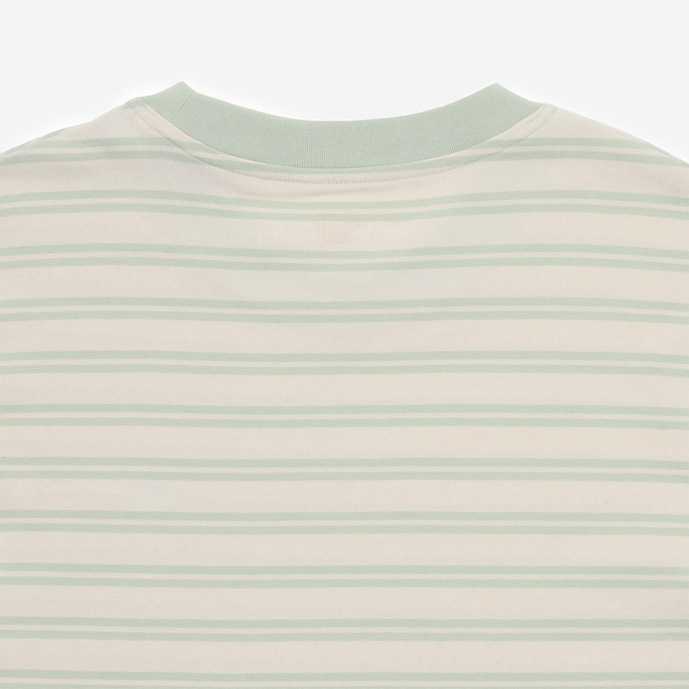 レディース 半袖 ストライプ Tシャツ image number 3