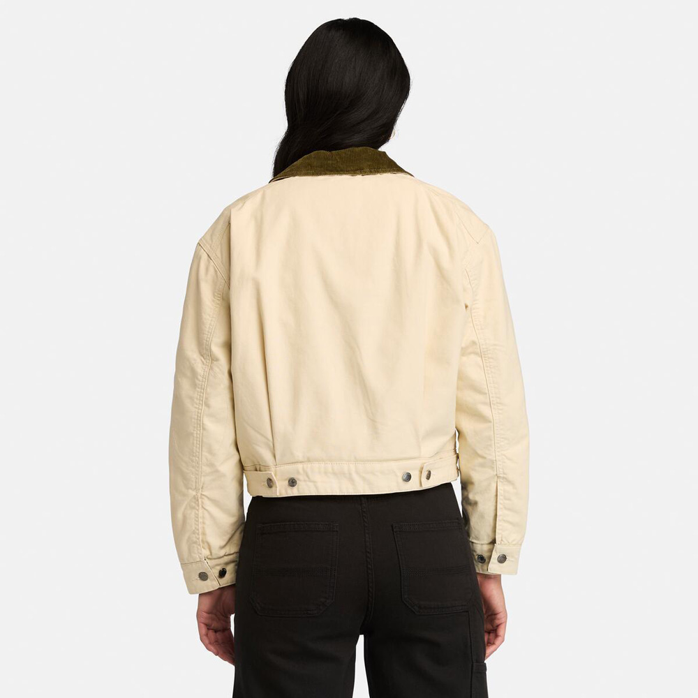 ストラフォード キルテッド ウォッシュド キャンバス ジャケット レディース image number 4