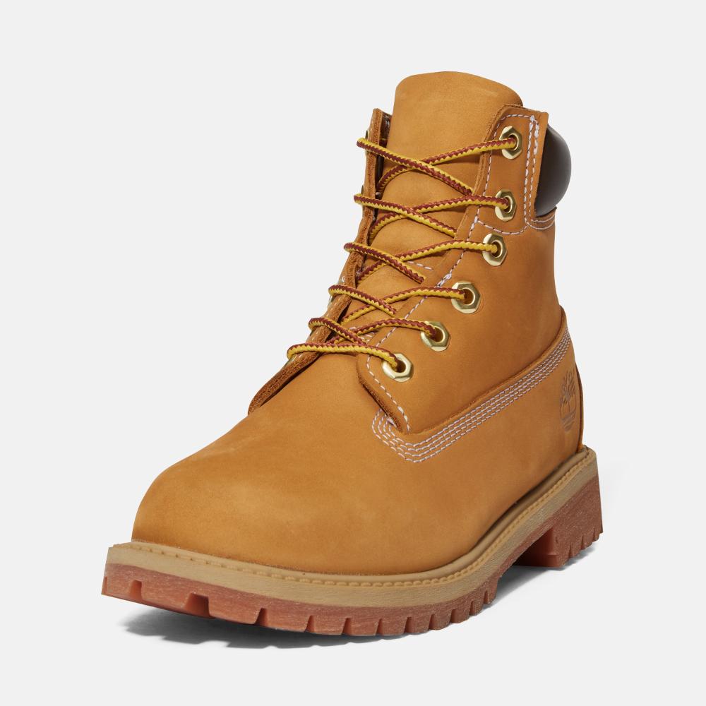 定番】ジュニア 6インチ プレミアム ウォータープルーフ ブーツ - ウィート|TB112909|【Timberland公式通販】ティンバーランド オンラインショップ
