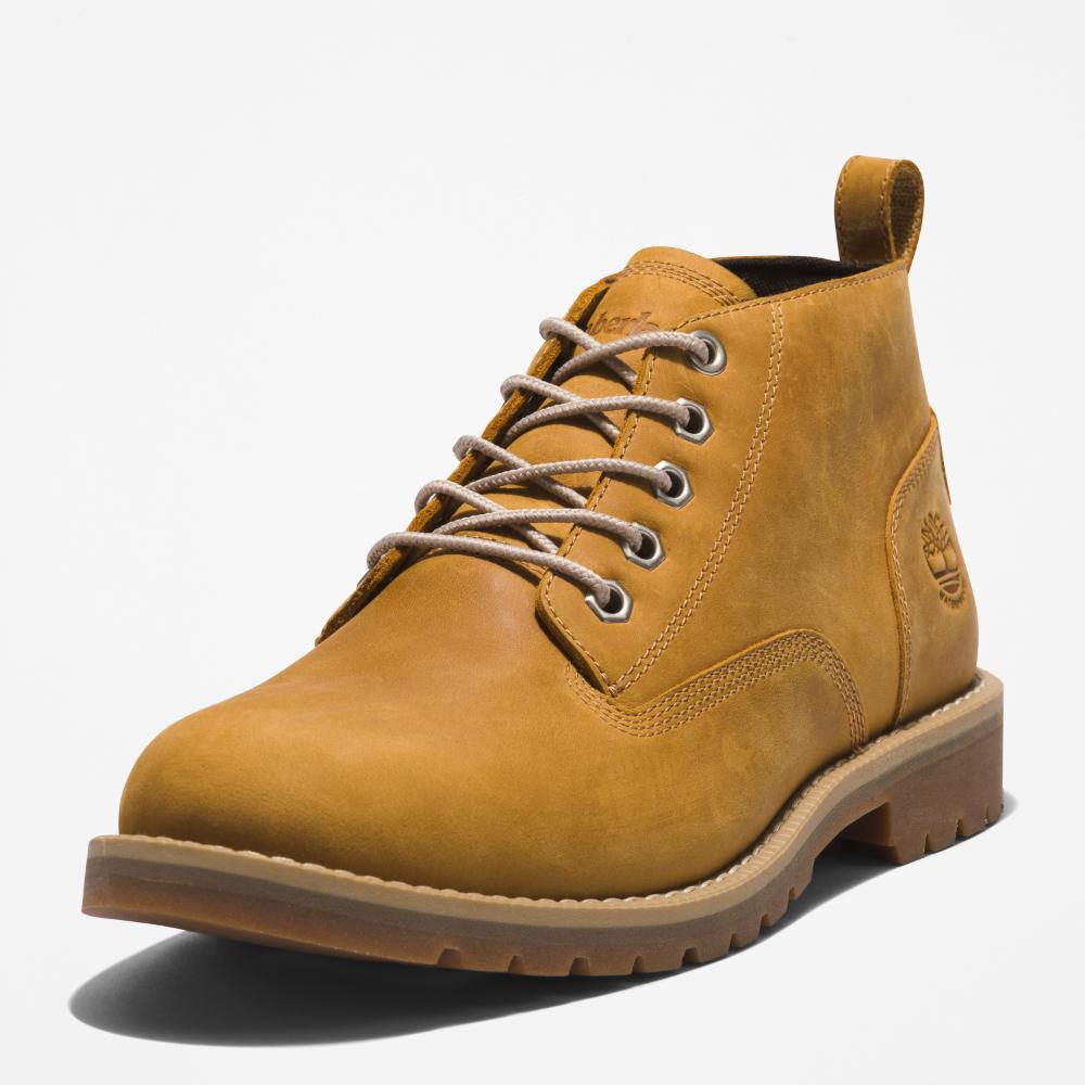 メンズ レッドウッド フォールズ ミッド レースアップ ウォータープルーフ チャッカ ブーツ - ウィート|TB1A2AKT2311|【 Timberland公式通販】ティンバーランドオンラインショップ