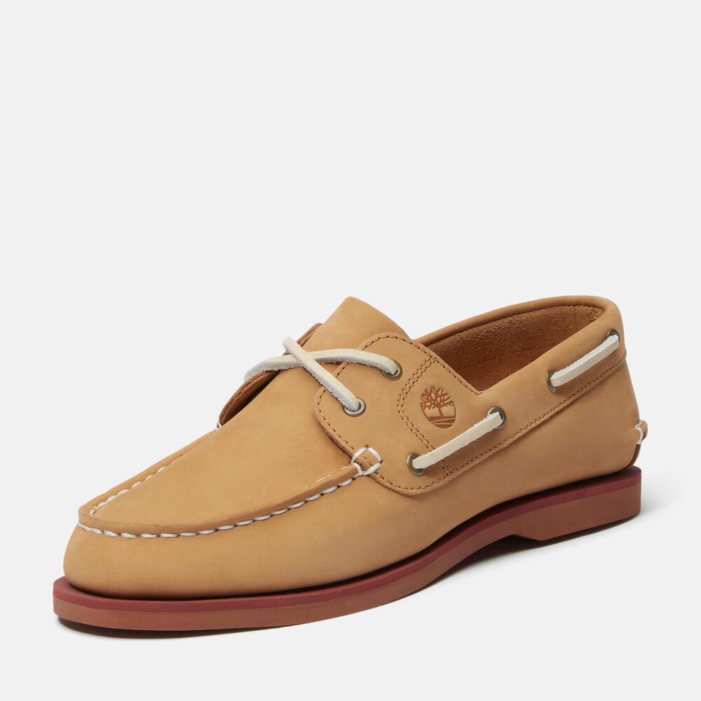 クラシック レザー ボート シューズ レディース ｜【Timberland