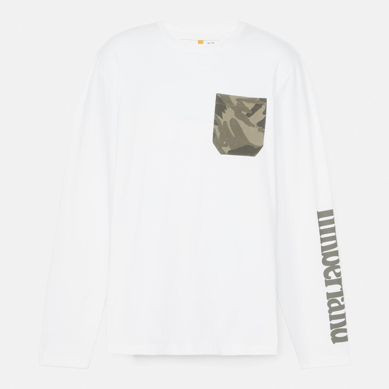 メンズ 長袖 カモ ポケット Tシャツ image number 3