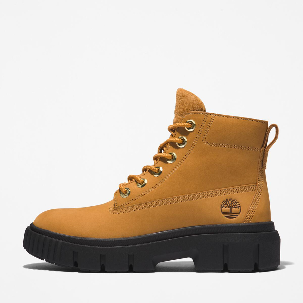 レディース グレイフィールド ミッド レースアップ ブーツ - ウィート|TB0A5RP42311|【Timberland公式通販】ティンバーランド オンラインショップ
