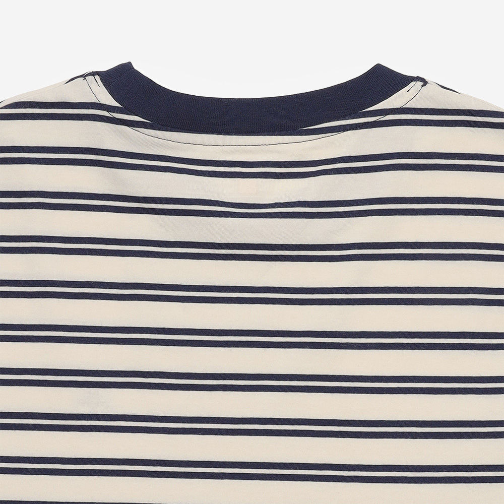 レディース 半袖 ストライプ Tシャツ image number 3
