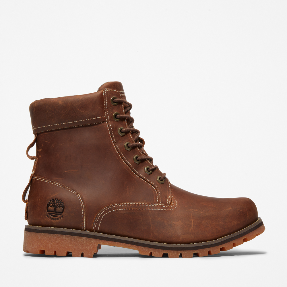 メンズ ラグド ミッド レースアップ ウォータープルーフ ブーツ - ブラウン|TB1A2JJBF131|【Timberland公式通販】 ティンバーランドオンラインショップ
