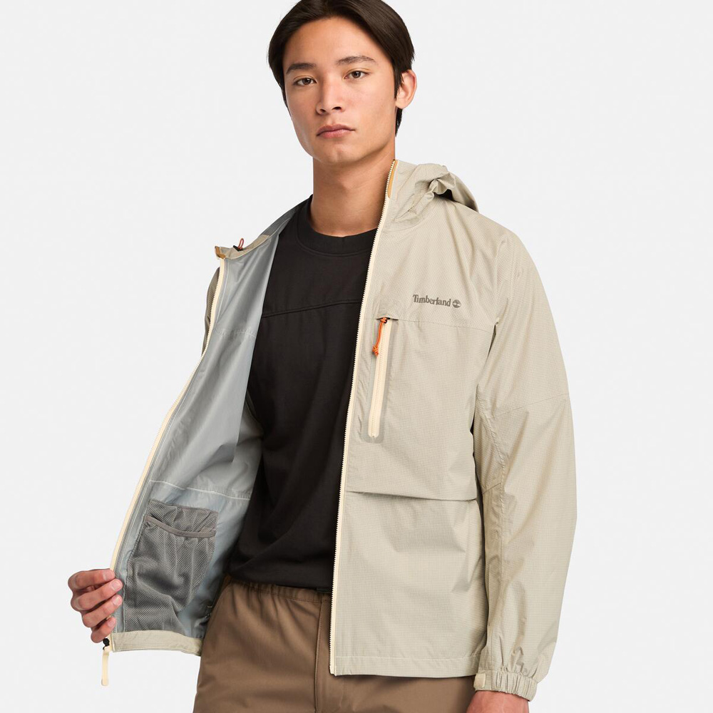 メンズ ジェネス モーション ウォータープルーフ パッカブル ジャケット image number 3