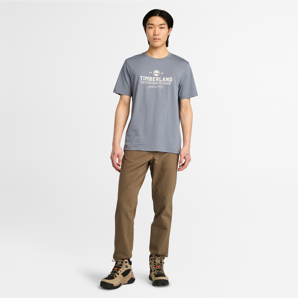 メンズ 半袖 ワーク グラフィック Tシャツ image number 1