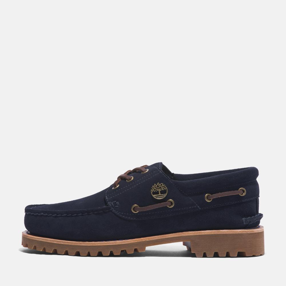 メンズ ティンバーランド® オーセンティック ハンドソーン ボート シューズ - ダークブルー|TB0A683W|【Timberland公式通販】 ティンバーランドオンラインショップ