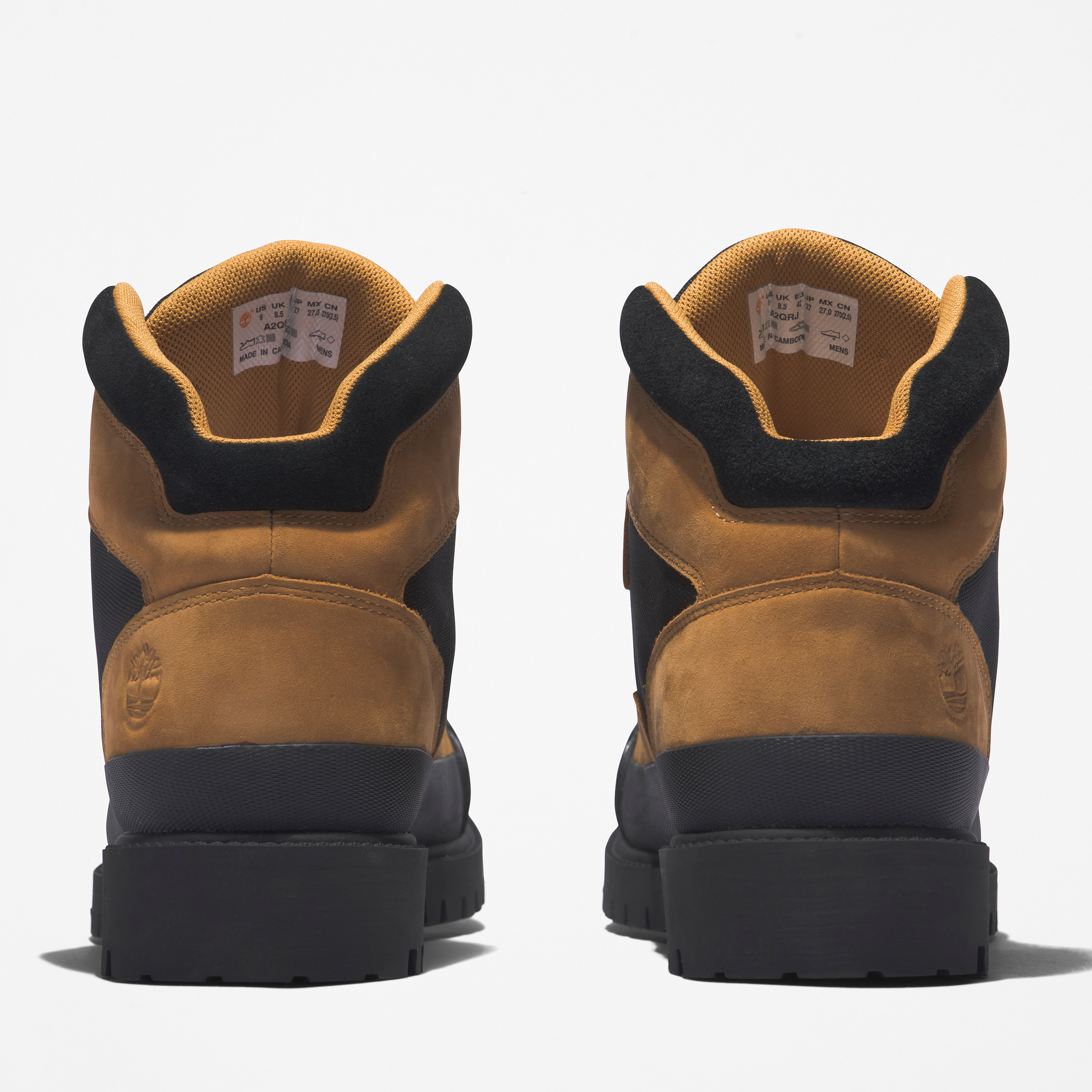 メンズ ティンバーランド ヘリテージ ウォータープルーフ ラバー トゥ ハイキング ブーツ -  ウィート|TB0A2QRJ2311|【Timberland公式通販】ティンバーランドオンラインショップ