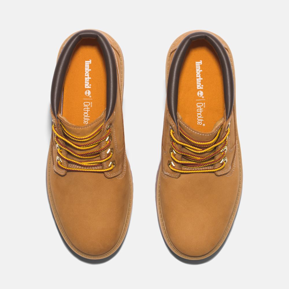 レディース ストーン ストリート ミッド レースアップ ウォータープルーフ ブーツ -  ウィート|TB1A5RF92311|【Timberland公式通販】ティンバーランドオンラインショップ