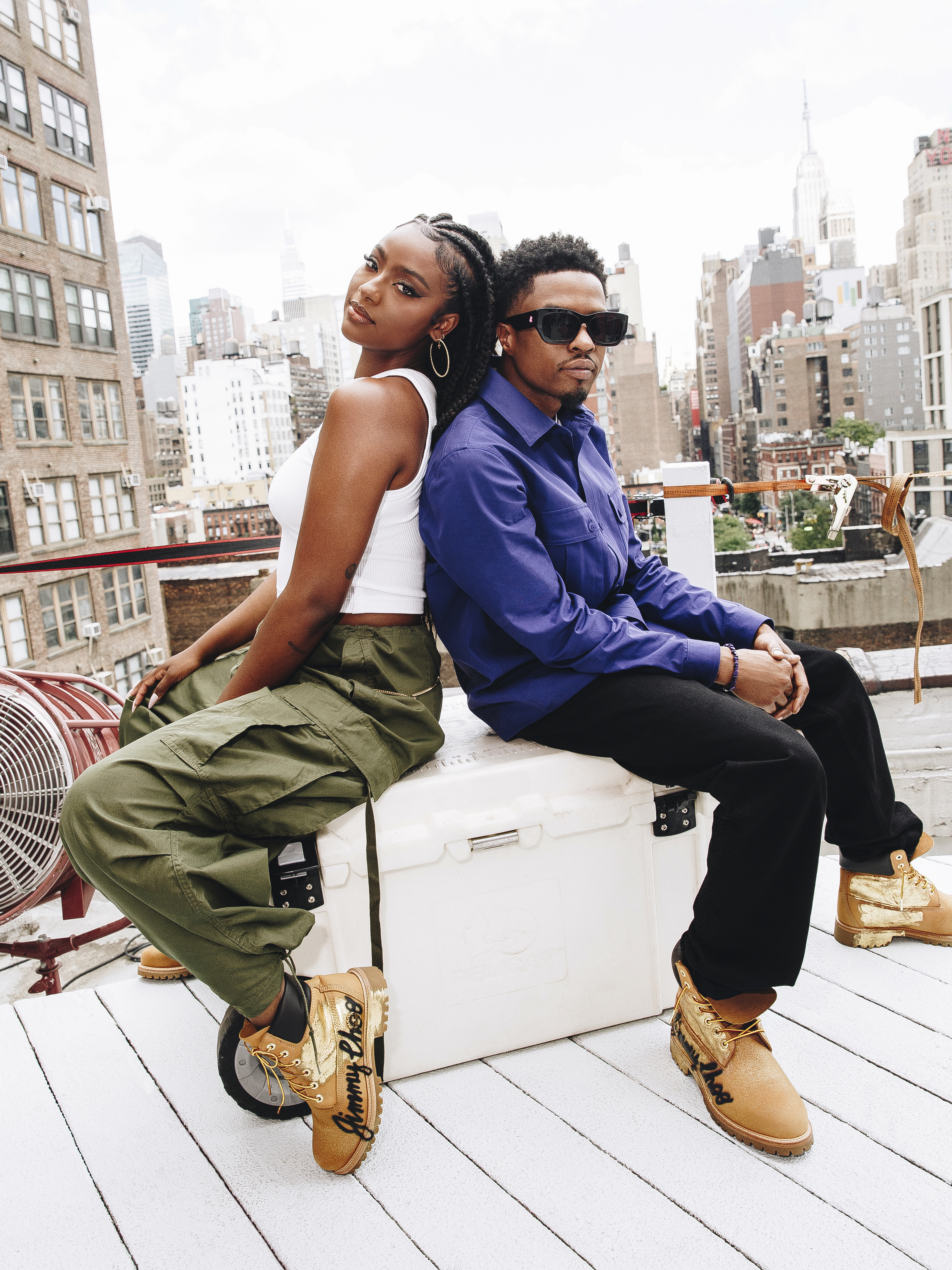 Jimmy Choo x Timberland】メンズ 6インチ スプレー プリント