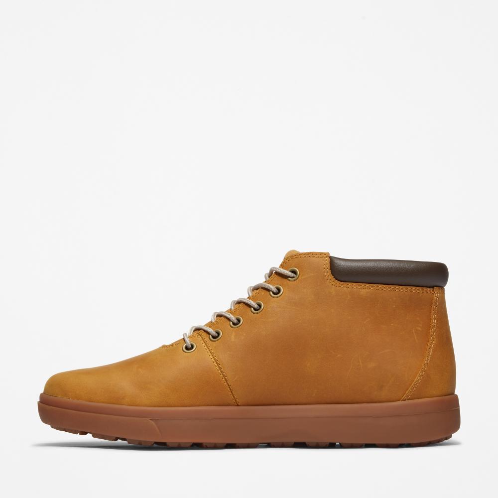 メンズ アッシュウッド パーク ミッド レースアップ ウォータープルーフ スニーカー -  ウィート|TB1A2DSC2311|【Timberland公式通販】ティンバーランドオンラインショップ