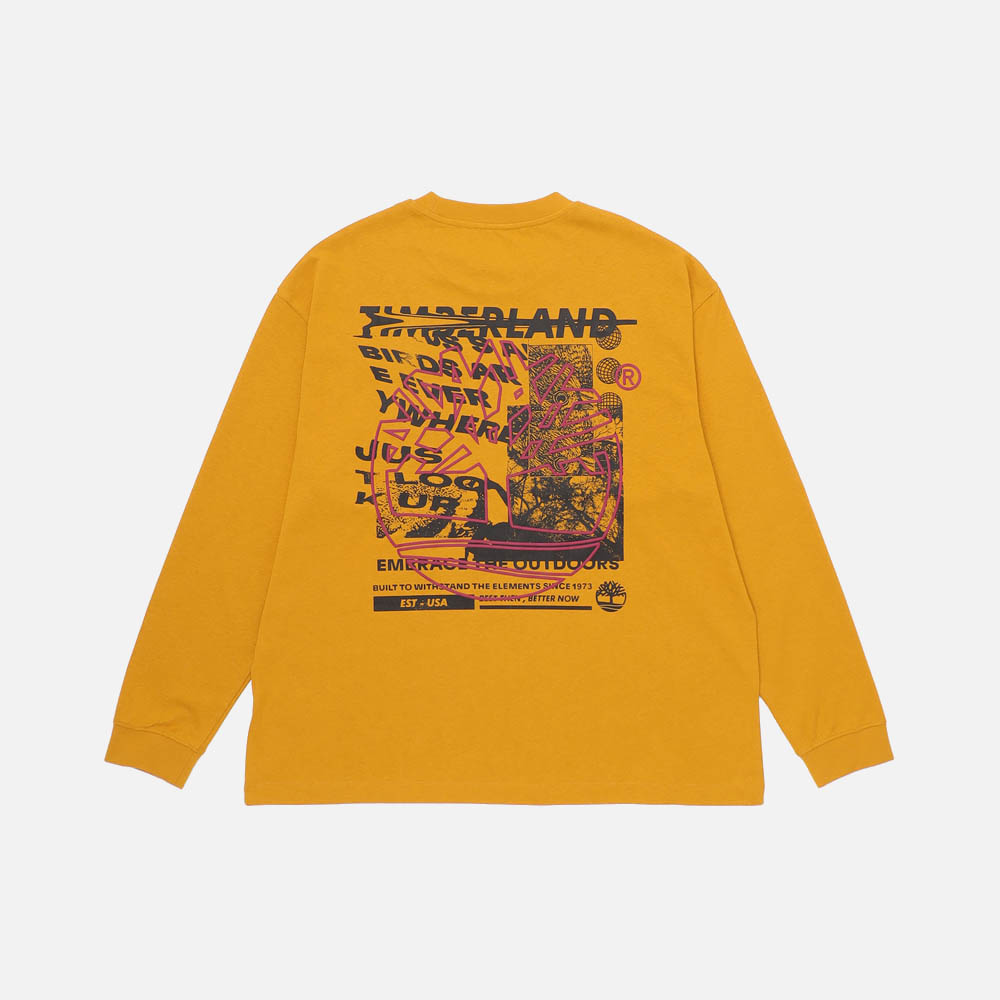 メンズ 長袖 グラフィック Tシャツ image number 1