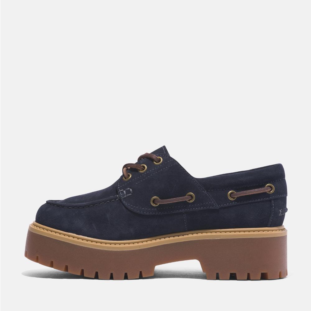 レディース ストーン ストリート ボート シューズ - ダークブルー|TB0A62MZEP31|【Timberland公式通販】ティンバーランド オンラインショップ