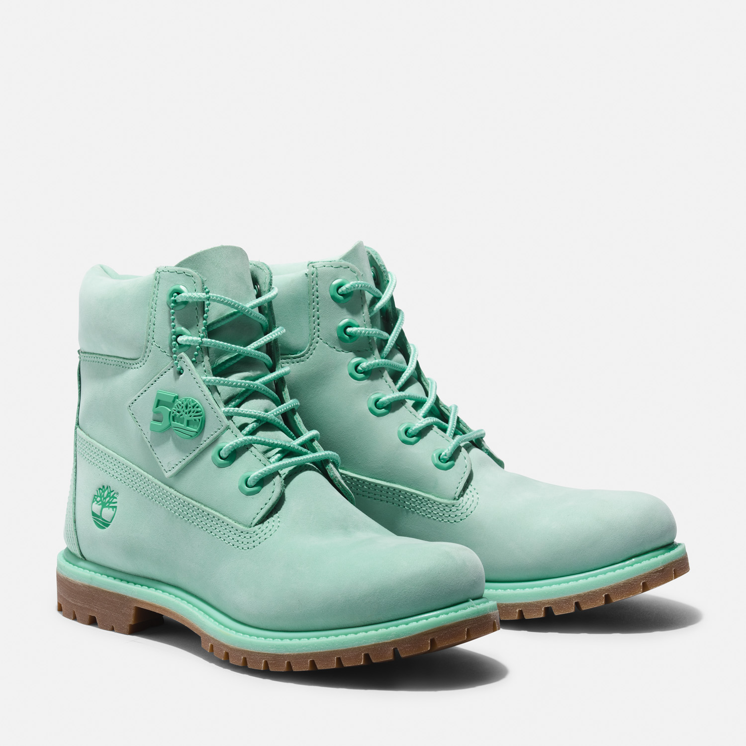 50th Anniversary】レディース ティンバーランド® プレミアム 6インチ ウォータープルーフ ブーツ -  ライトグリーン|TB0A412BEB91|【Timberland公式通販】ティンバーランドオンラインショップ