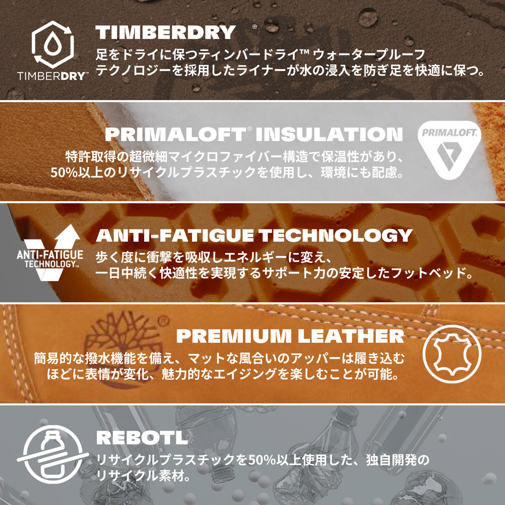 メンズ ウォータープルーフ フィールド ブーツ - チョコレート image number 2