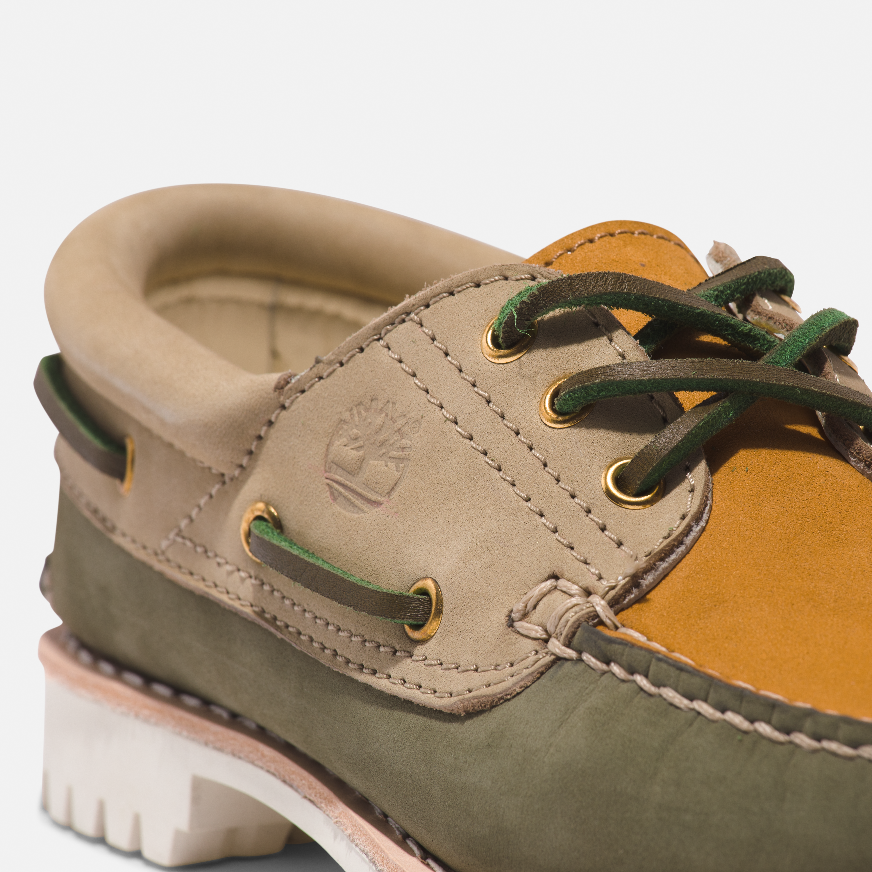 レディース ノレーン スリーアイ ラグ ハンドソーン ボートシューズ -  ディープライケングリーン|TB0A2N3D9911|【Timberland公式通販】ティンバーランドオンラインショップ