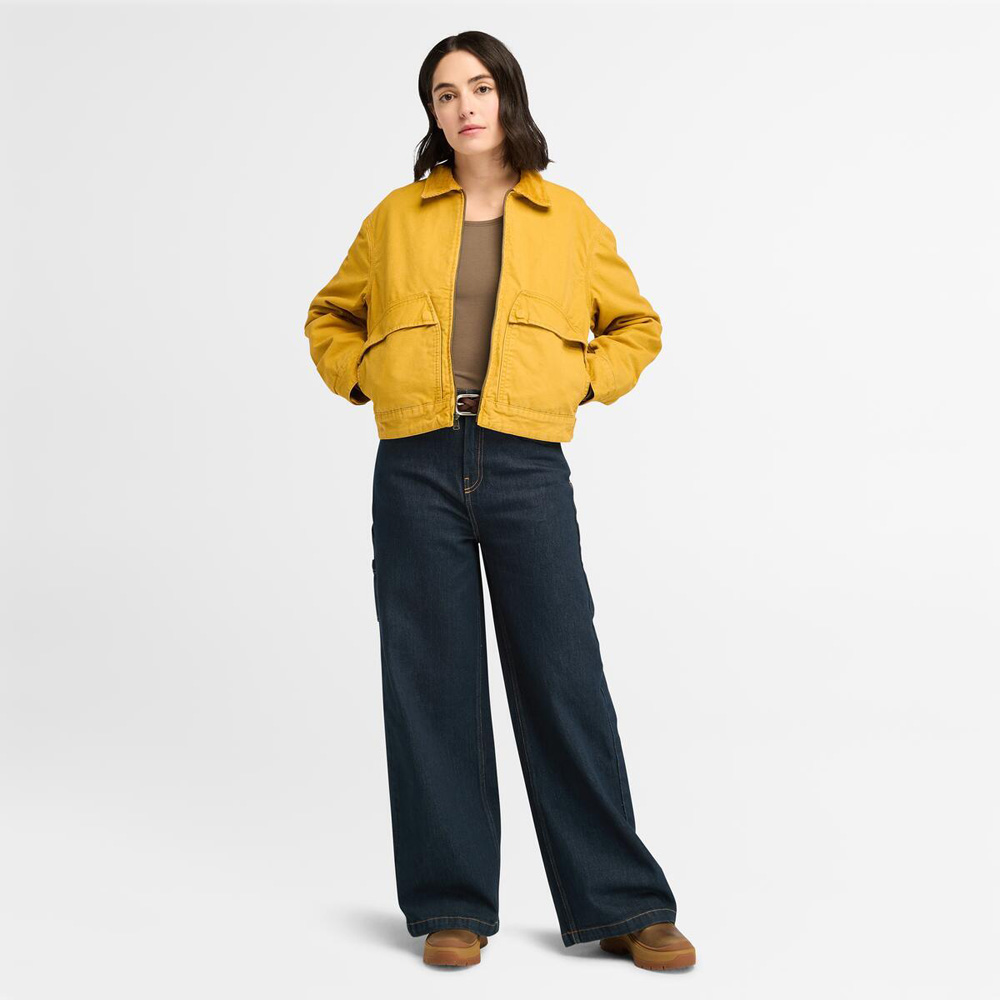 ストラフォード キルテッド ウォッシュド キャンバス ジャケット レディース image number 1