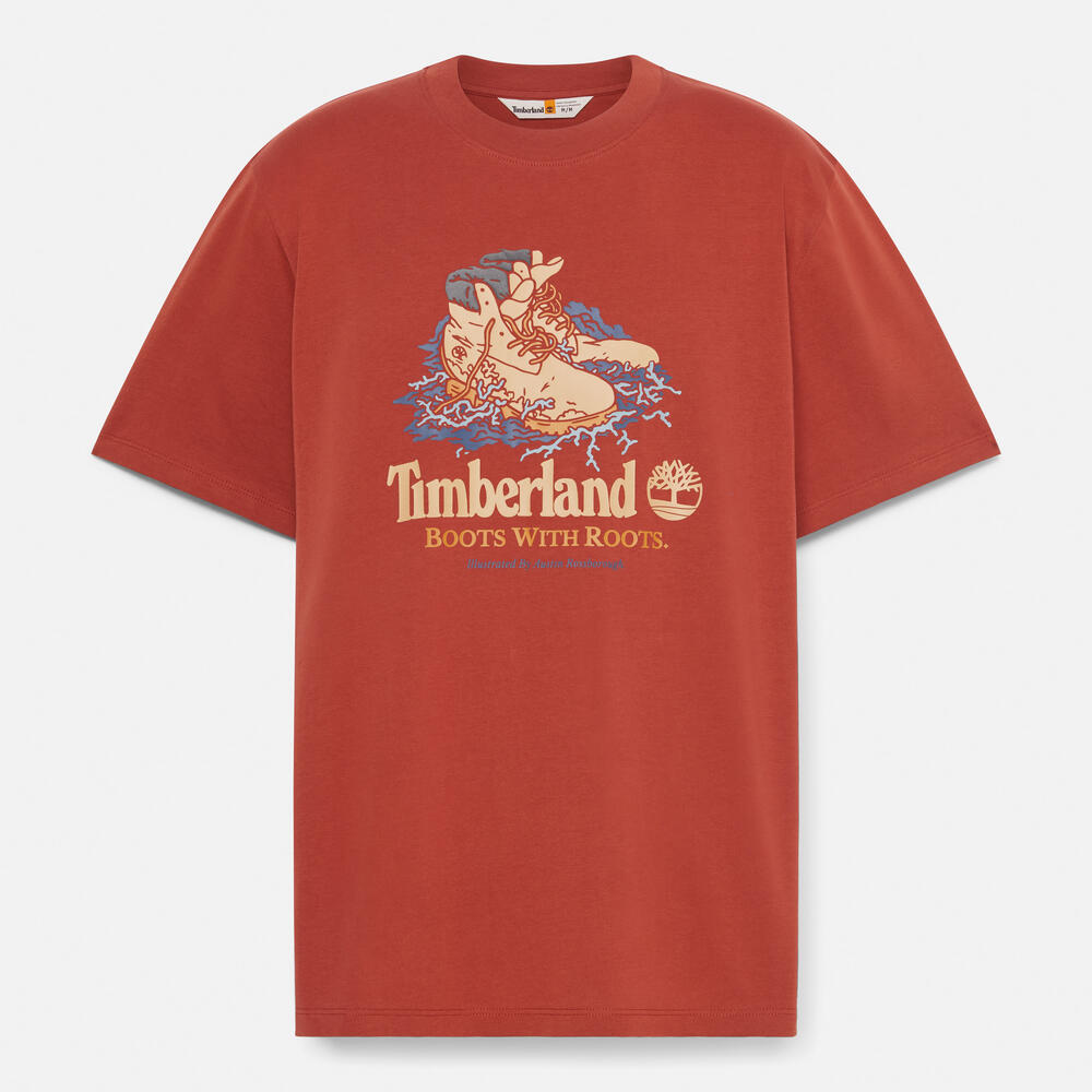 【Timberland】バックグラフィック 半袖 Tシャツ / 送料無料 半袖 バック グラフィック Tシャツ メンズ ｜【Timberland公式