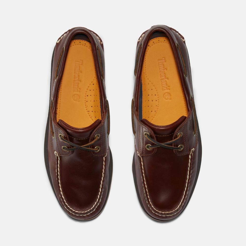 定番】メンズ クラシック ツーアイ ボートシューズ - ブラウン|TB0250772141|【Timberland公式通販】ティンバーランド オンラインショップ