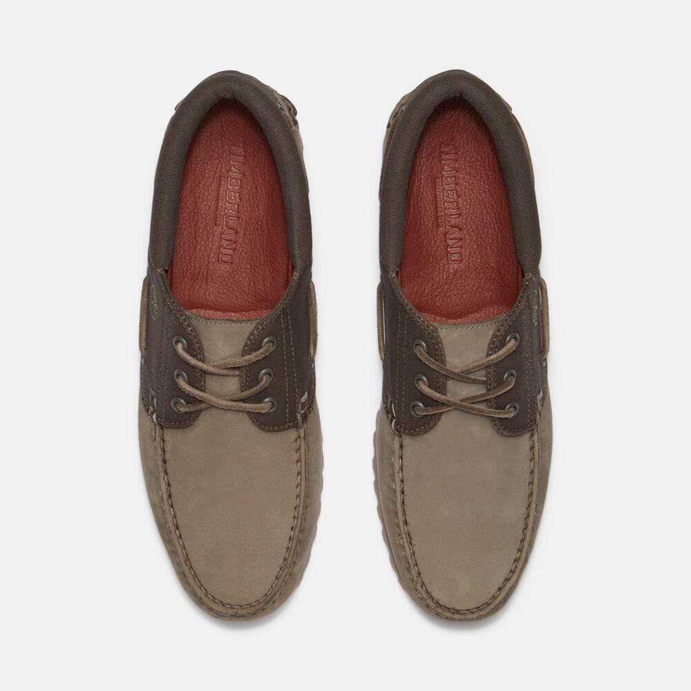 メンズ オーセンティック ハンドソーン スリーアイ ボート シューズ|TB0A6DXWEO81|【Timberland公式通販】ティンバーランド オンラインショップ