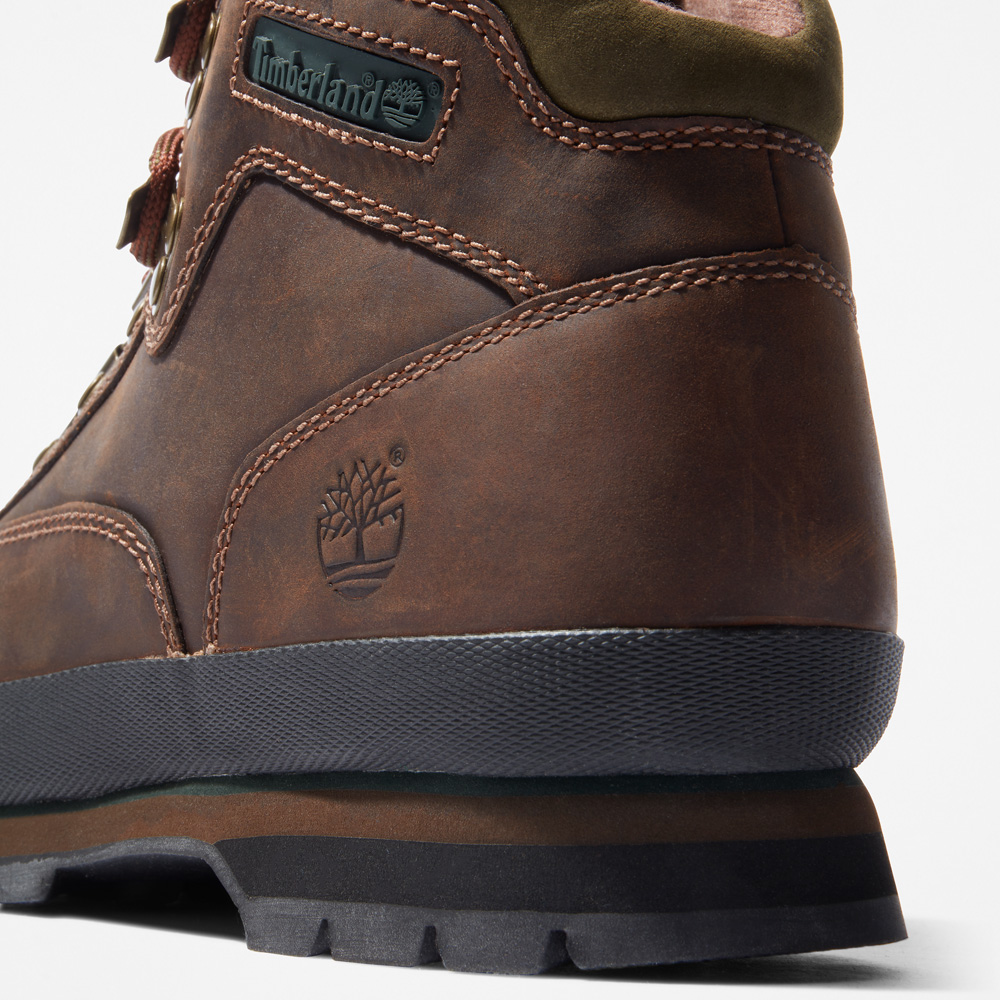 SALE】ティンバーランド Timberland メンズ ユーロハイカーレザー [A5ZJ5 FW23] Euro Hiker Leather  ハイキングブーツ ヌバック ダークブラウン【s】 |Timberland（ティンバーランド ブーツ） | mischief SNEAKER STYLE