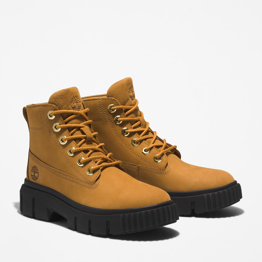 レディース グレイフィールド ミッド レースアップ ブーツ - ウィート|TB0A5RP42311|【Timberland公式通販】ティンバーランド オンラインショップ