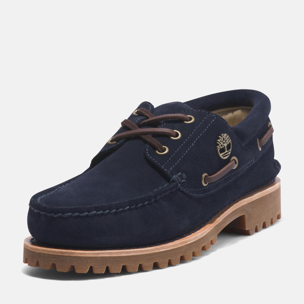 メンズ ティンバーランド® オーセンティック ハンドソーン ボート シューズ -  ダークブルー|TB0A683WEP31|【Timberland公式通販】ティンバーランドオンラインショップ