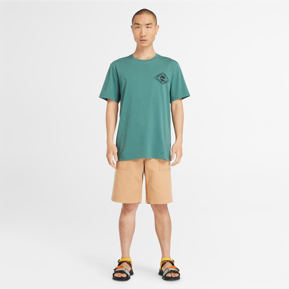 【Timberland】バックグラフィック 半袖 Tシャツ / 送料無料 半袖 バックグラフィック Tシャツ メンズ ｜【Timberland公式
