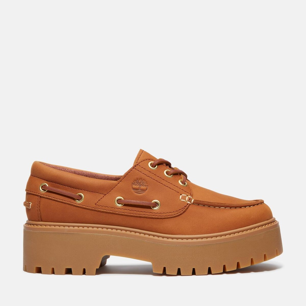 Timberland モカシンシューズ25.5cm セール】レディース クラシック レザー ボート シューズ