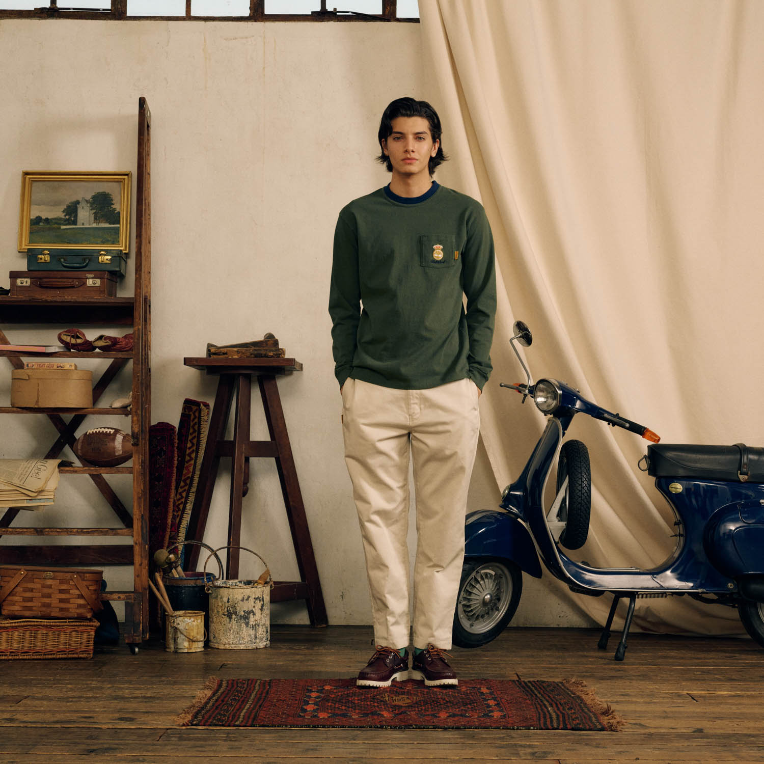 Timberland ツリーロゴ コットン 長袖 Tシャツ 関税送料込 Timberland ツリーロゴ コットン 長袖 Tシャツ 関税送料込