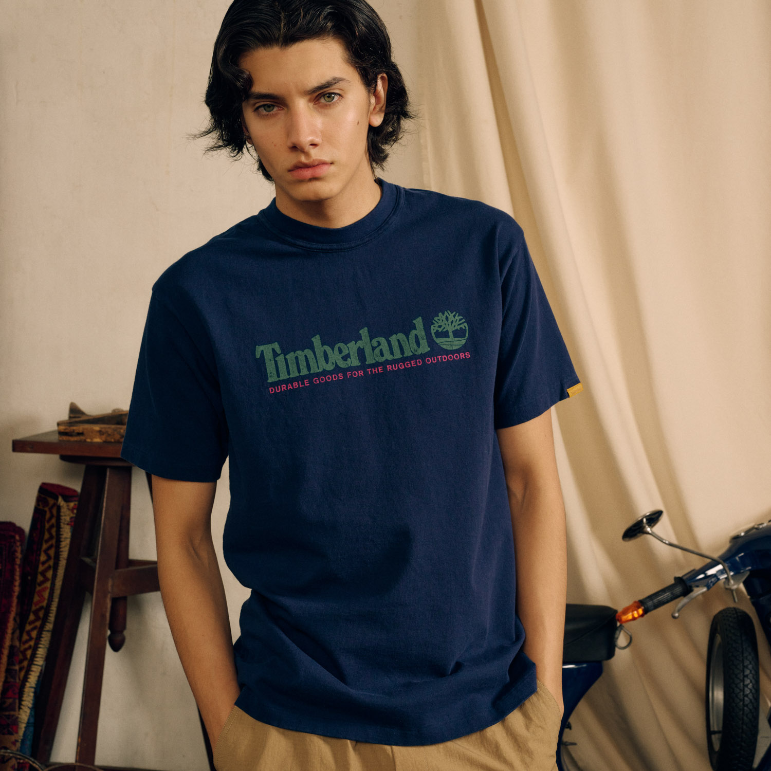 81 3】オールジェンダー 半袖 ガーメントダイ Tシャツ