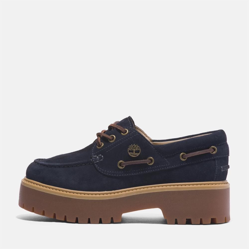 レディース ストーン ストリート ボート シューズ - ダークブルー|TB0A62MZEP31|【Timberland公式通販】ティンバーランド オンラインショップ